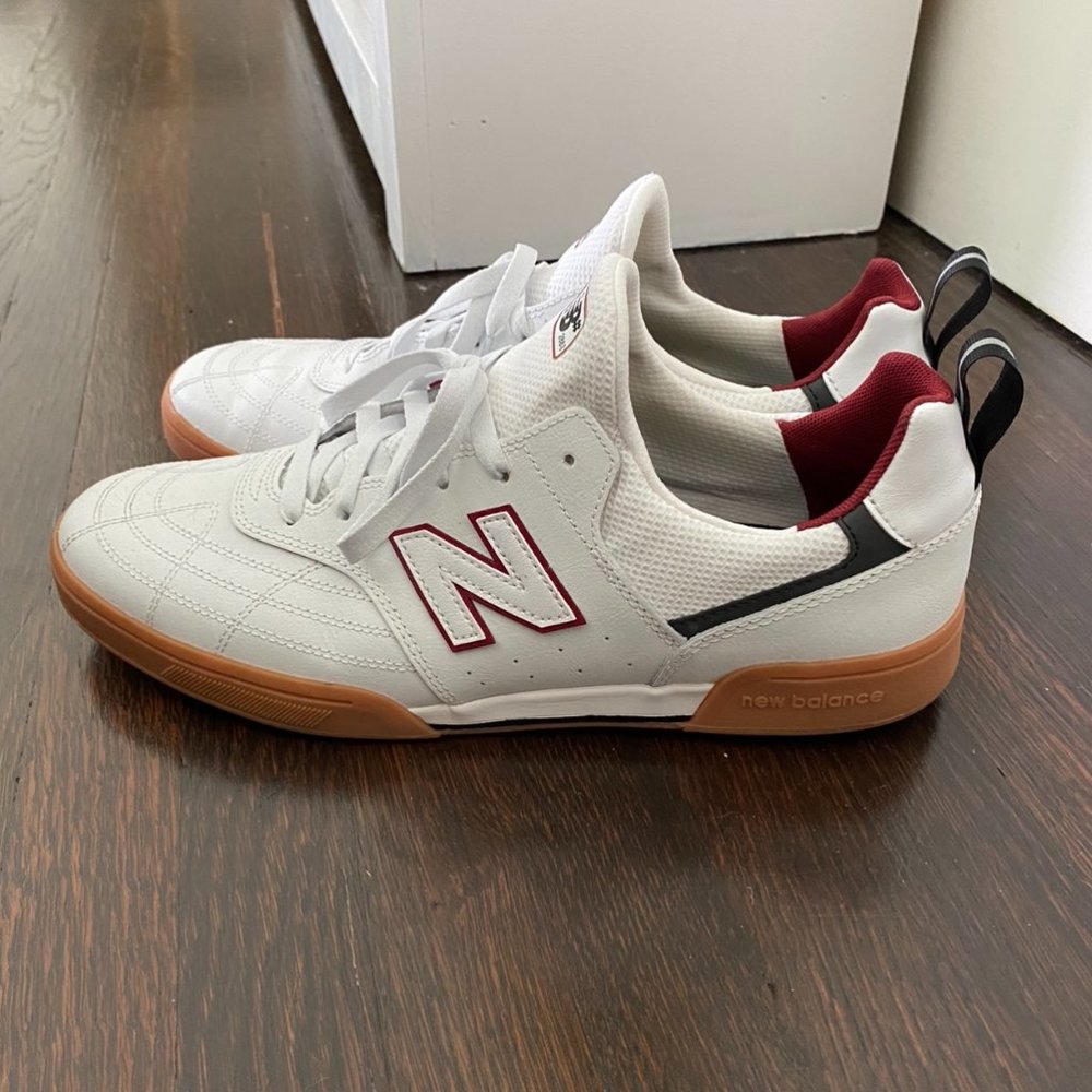 New Balance, Size 13, White with Red